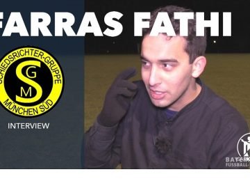 Er lässt sich nicht unterkriegen: Schiedsrichter Farras Fathi über sein Hobby