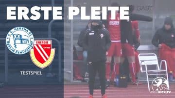 Erster Dämpfer für Energie Cottbus und Abt | Hertha 03 Zehlendorf – Energie Cottbus (Testspiel)