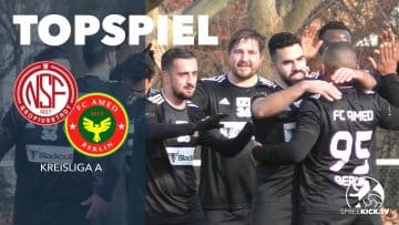 Ex-Profi Kevin Pannewitz FC Amed brilliert im Topspiel | NSF Gropiusstadt – FC Amed (Kreisliga A)