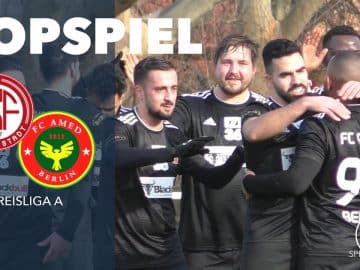 Ex-Profi Kevin Pannewitz FC Amed brilliert im Topspiel | NSF Gropiusstadt – FC Amed (Kreisliga A)