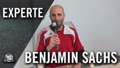 Experte Benjamin Sachs zur Videoanalyse im Amateurfußball