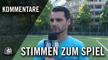 F. Ansaldo und O. Yoldas – Die Stimmen zum Spiel (1. FC Schöneberg 1913 – SC Teutonia 10)