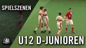 FC Bayern München – VfB Stuttgart (U12 D-Junioren, Gruppe B, AOK-Juniorenmasters 2017) – Spielszenen