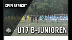 FC Viktoria 1889 Berlin U17 – 1. FC Neubrandenburg 04 U17 (Aufstiegsspiele zur B-Regionalliga)