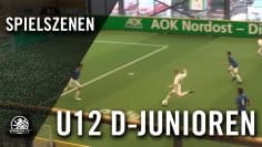 FC Viktoria – Hertha BSC (U12 D-Junioren, Spiel um Platz 3, AOK-Juniorenmasters 2017) – Spielszenen