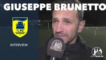FCD-Trainer Giuseppe Brunetto über Aufstiegs- und Pokalchancen