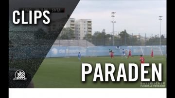 Fernschuss sehenswert pariert | Parade von Issa Ndiaye (SV Türkgücü-Ataspor)