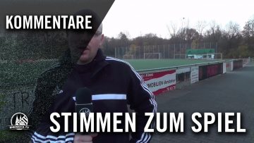 Florian Blaschyk (Co-Trainer FC Viktoria 08 Arnoldsweiler) und Stefan Müller (Trainer SV Schlebusch)