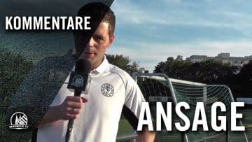 Florian Gebel (SC Fortuna Köln II) grüßt die Fans | RHEINKICK.TV