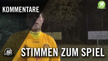 Florian Gebel (SC Fortuna Köln II) und Christoph Neuß (SC Rondorf) – Die Stimmen zum Spiel