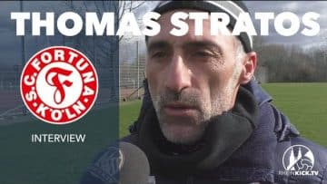 Fortuna-Trainer Thomas Stratos blickt positiv in die Zukunft