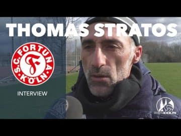 Fortuna-Trainer Thomas Stratos blickt positiv in die Zukunft