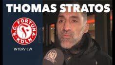 Fortuna-Trainer Thomas Stratos: Vorfreude auf den Rückrundenstart