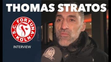 Fortuna-Trainer Thomas Stratos: Vorfreude auf den Rückrundenstart