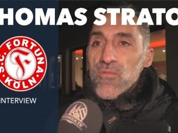 Fortuna-Trainer Thomas Stratos: Vorfreude auf den Rückrundenstart
