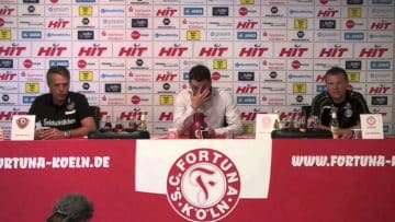 FortunaTV – Die PK vom SC Fortuna Köln nach der Partie gegen Dynamo Dresden | RHEINKICK.TV