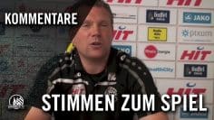 FortunaTV – Uwe Koschinat (Trainer SC Fortuna Köln) und Lars Bender (SC Fortuna Köln) – Stimmen