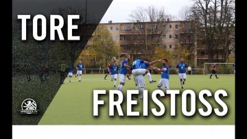 Freistoß wie aus dem Lehrbuch von Muhiddin Kiran (SC Union Südost III)