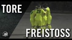 Freistoßtor von Damian Sieniawski (SG Worringen)