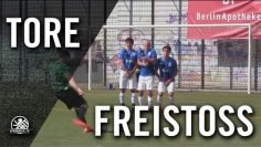 Freistoßtor von Marcel Dubrikow (Wartenberger SV II)