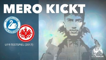 Früher Kicker heute Rapper – Mero auf Wolke 10 | HipHop-Star spielt gegen Eintracht Frankfurts U19