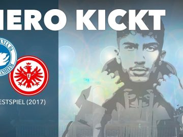 Früher Kicker heute Rapper – Mero auf Wolke 10 | HipHop-Star spielt gegen Eintracht Frankfurts U19