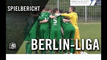 Füchse Berlin Reinickendorf – Türkiyemspor Berlin (34. Spieltag, Berlin-Liga)