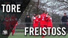 Fulminanter Freistoß-Treffer von Marvin Gramowski (1. FC-TSG Königstein) | MAINKICK.TV