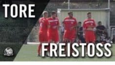 Gekonnt in den Winkel geschossen | Tor von Andreas Kossack (SpVgg 02 Griesheim)