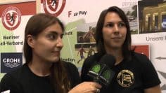 Hanyah Holletzek & Franziska Würtz (beide SV Blau Weiss) schauen auf die neue Saison | SPREEKICK.TV