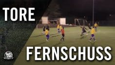 Herrliches Latten-Tor von Denny Piazza (SG Oberliederbach) | MAINKICK.TV