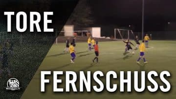 Herrliches Latten-Tor von Denny Piazza (SG Oberliederbach) | MAINKICK.TV