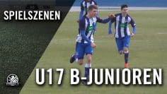 Hertha BSC – Tennis Borussia Berlin (U17 B-Junioren, Bundesliga Nord/Nordost) – Spielszenen