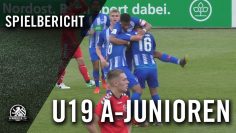 Hertha BSC U19 – FC Hertha 03 Zehlendorf U19 (Halbfinale, Pokal)