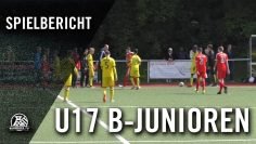 Hombrucher SV U17 – Borussia Dortmund U16 (1. Spieltag, B-Junioren Westfalenliga)