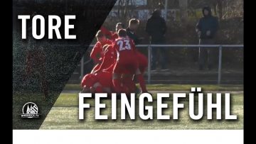 In den Winkel! Suheyel Najar (FC Hennef 05) lässt Torwart keine Chance