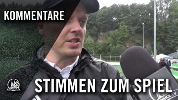 Ingo Kippels (Trainer FV Wiehl 2000) und Frank Pleimes (Trainer SSV Merten) – Die Stimmen zum Spiel