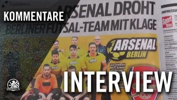 Insel-Wahn! Namensstreit zwischen dem FC Arsenal London und Berlin City Futsal – Interview