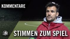 Interview mit Daniel Lingfeld (SV Tasmania Berlin) – Stimmen zum Spiel | SPREEKICK.TV