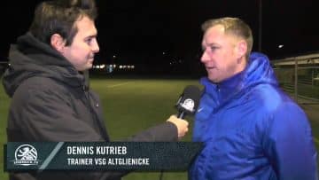 Interview mit Dennis Kutrieb (Trainer VSG Altglienicke) | SPREEKICK.TV