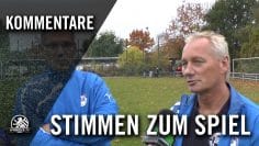 Interview mit M. Adler und D. Fitzek (SV Blau Weiss Berlin) – Stimmen zum Spiel | SPREEKICK.TV