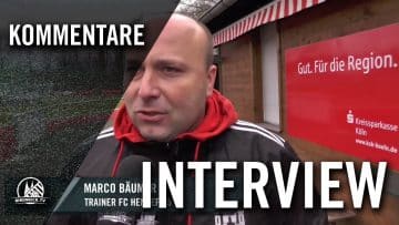 Interview mit Marco Bäumer (Trainer FC Hennef 05) | RHEINKICK.TV
