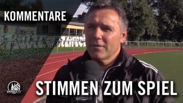 J. Schier (Trainer DJK Grün-Weiß Nippes) und W. Meurer (Trainer FSV Köln 99) – Die Stimmen zum Spiel