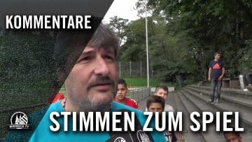 J. Strumpen (Trainer SC West-Köln), M. Kurth (Trainer SC Mülheim-Nord) – Stimmen | RHEINKICK.TV