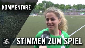 Jessica Lippke (Bor. Pankow) und Meike Stockbrügger (Hansa 07) – Stimmen zum Spiel | SPREEKICK.TV