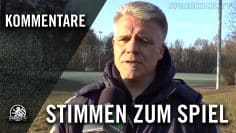 Jörg Riedel (SC Staaken) und Jürgen Beyer (SC Gatow) – Stimmen zum Spiel | SPREEKICK.TV