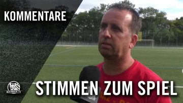 Jürgen Hirschläger (FC Gudesding Frankfurt) und Jörg Henkel (FV Saz-Rock Ffm) – Stimmen