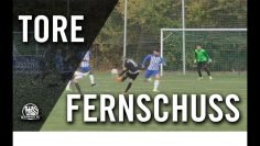 Klasse Schuss aus der Distanz! Tor von Kahraman Damar (1. Hanauer FC 1893)