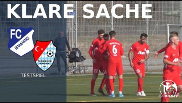 Klassenunterschied beim Ex-Rivalen! | FC Ismaning – Türkgücü München (Testspiel)