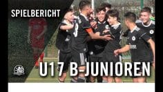 Köpenicker SC U17 – Berliner SC U16 (14. Spieltag, B-Junioren-Landesliga, Staffel 2)